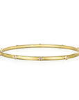 18 Karat Gold Diamond Granulation Bangle