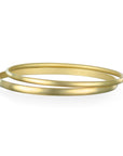 18 Karat Oval Wire Bangle Bracelet - 4mm