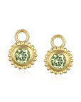18 Karat Gold Blue Ceylon Sapphire Granulation Drops