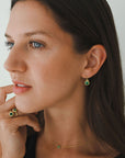 18 Karat Gold Brazilian Emerald Dome Ring