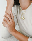 18 Karat Gold Australian Opal Bar Ring