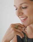 18 Karat Gold Milky Diamond Line Earrings