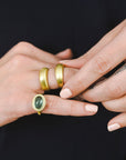18 Karat Gold Old European Cut Diamond Solitaire Ring