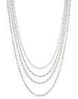 Platinum Paperclip Chain - Small