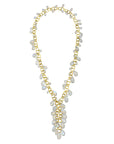 18 Karat Gold Graduated Moonstone Fringe 22" Necklace