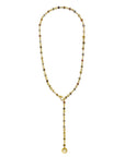 18 Karat Gold Milky Diamond Bead Necklace