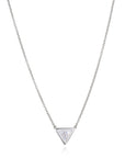 Platinum Trillion Diamond Station Necklace
