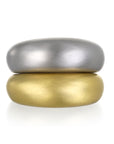 18 Karat Gold Low Dome Ring