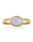 18 Karat Gold Australian Opal Ring