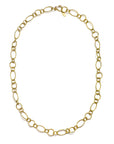 18 Karat Gold Mini Marquise Link Chain