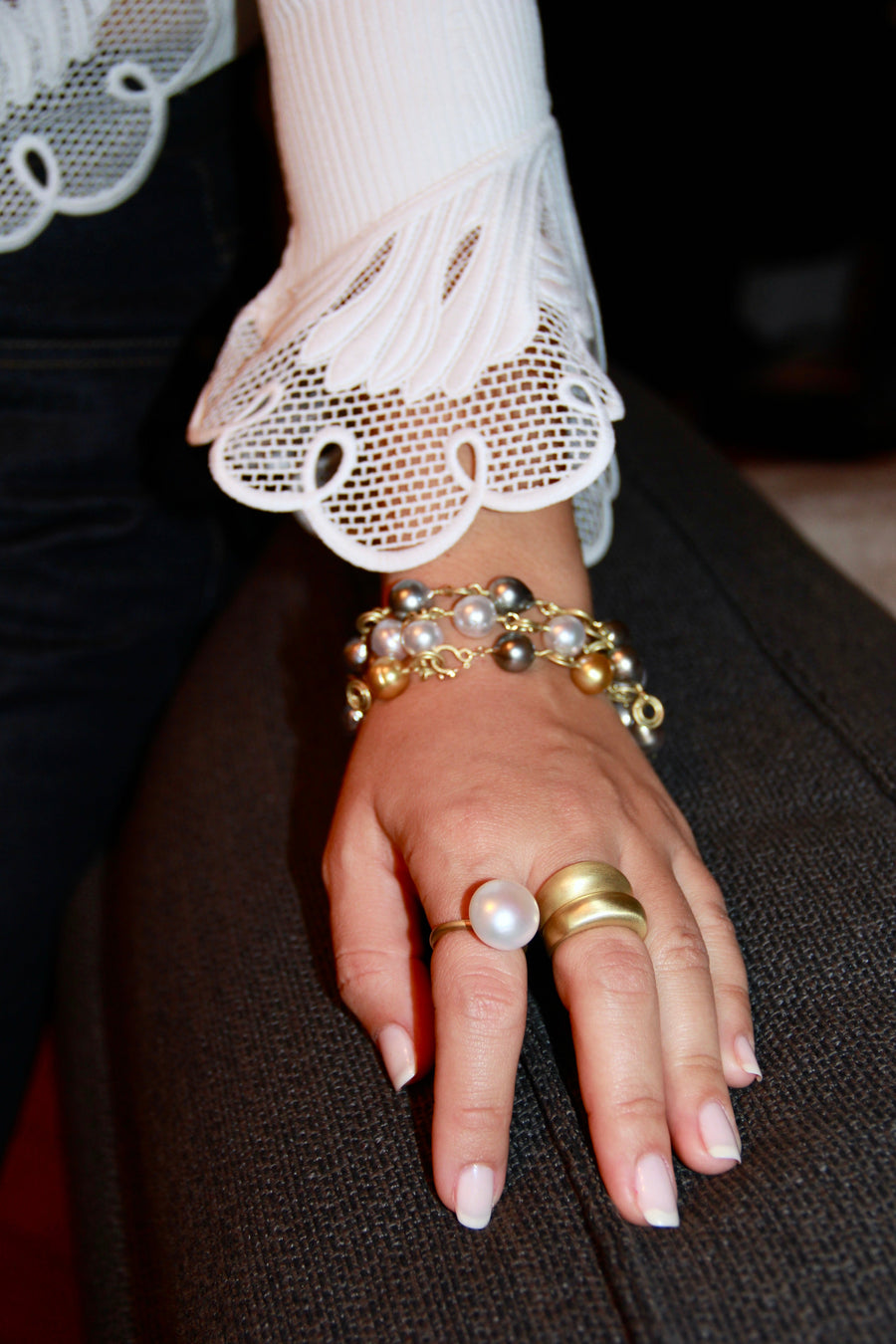 Platinum Low Dome Ring