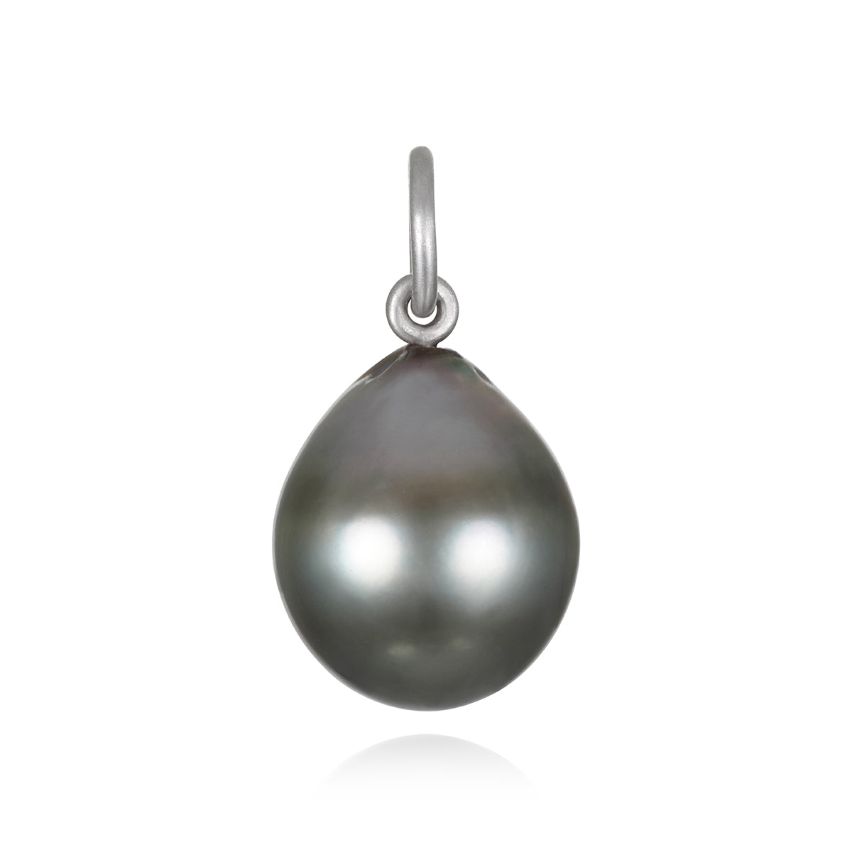 Platinum Black Tahitian Pearl Drop Pendant – Faye Kim Designs