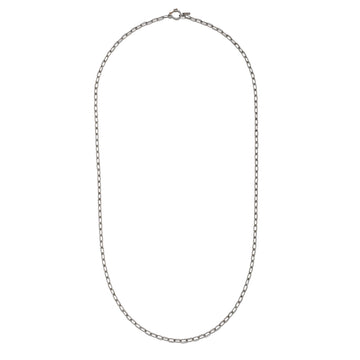 Platinum Paperclip Chain - Small