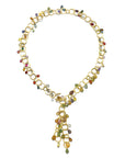 18 Karat Gold Umba Sapphire Briolette Fringe Necklace