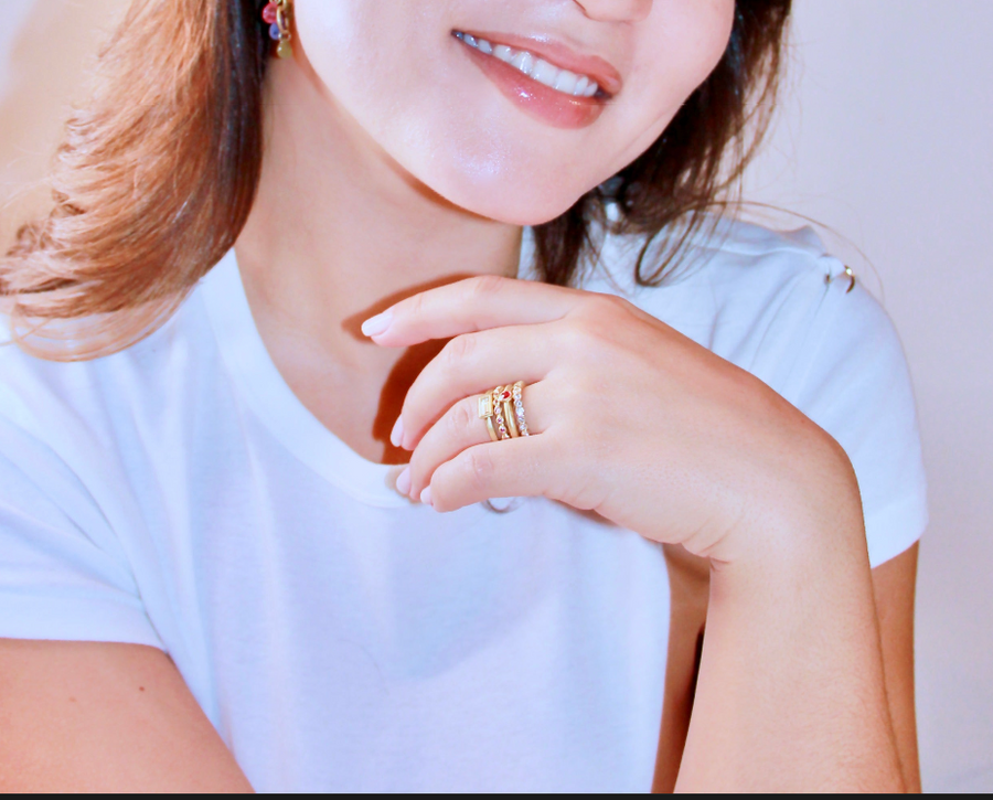 18 Karat Gold Aquamarine Bezel Ring