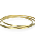 18 Karat Gold Flat Bangles
