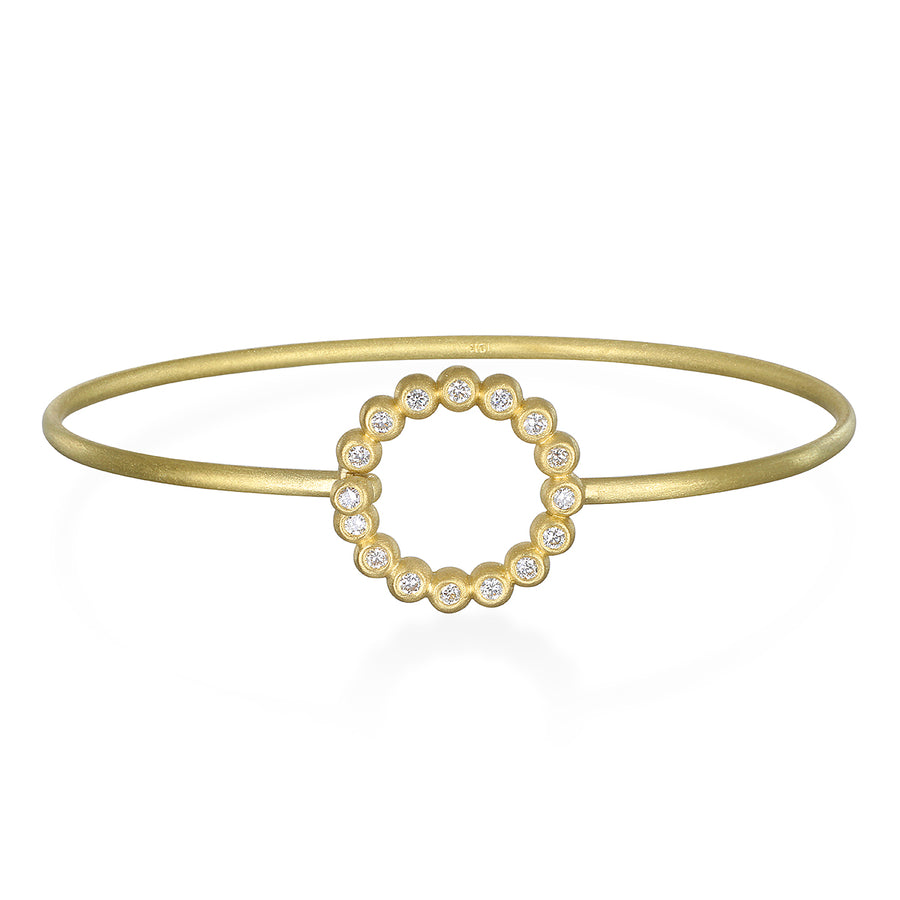 Round Closure Diamond Bracelet