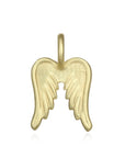 18 Karat Gold Double Angel Wing Charm