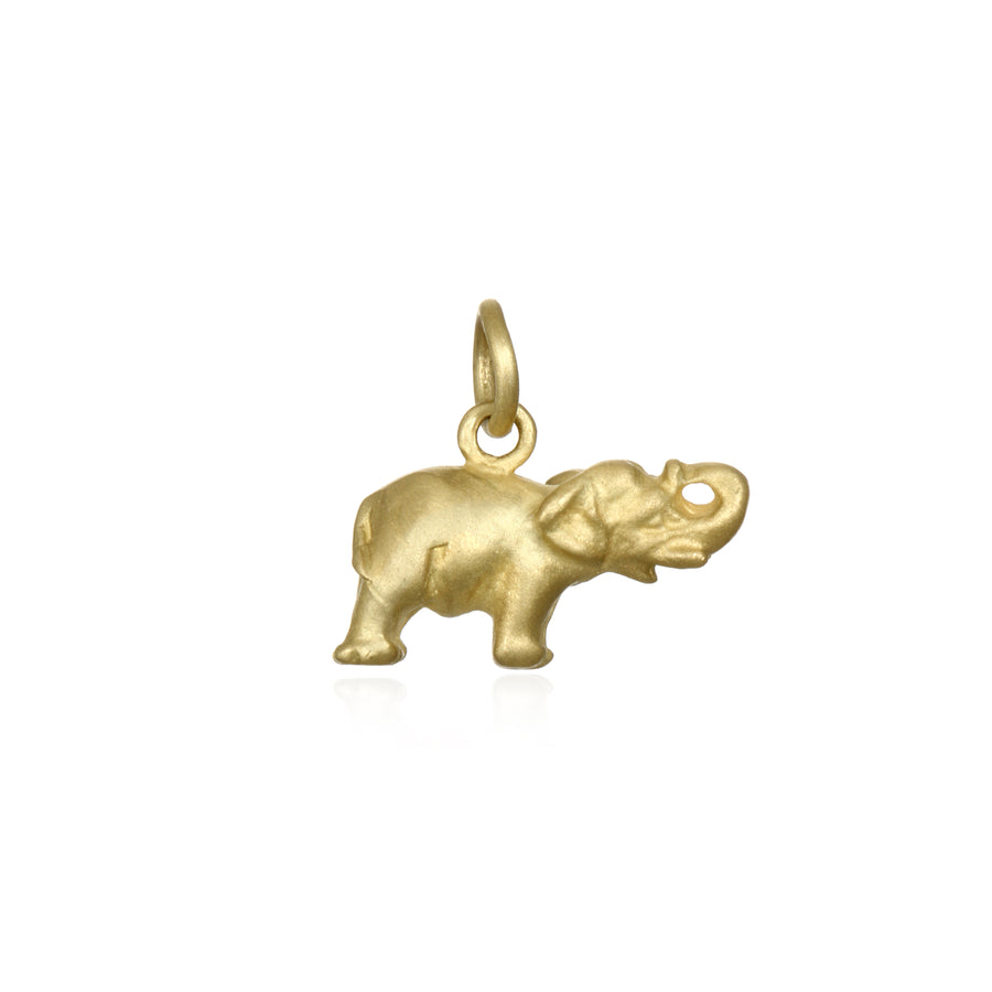 18 Karat Gold Elephant Charm
