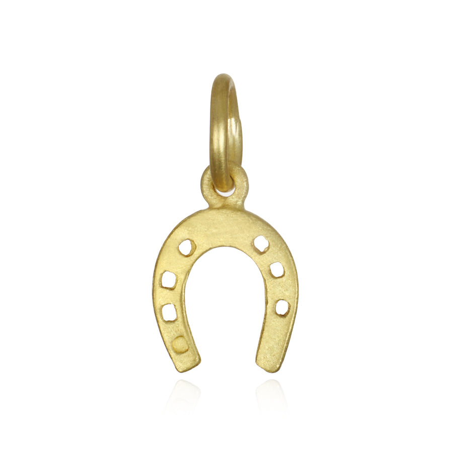 18 Karat Gold Horseshoe Charm