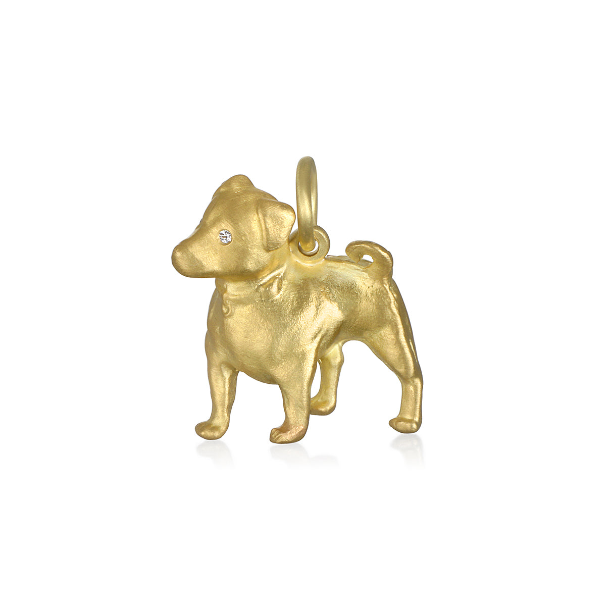 18 Karat Gold Jack Russell Terrier Charm – Faye Kim Designs