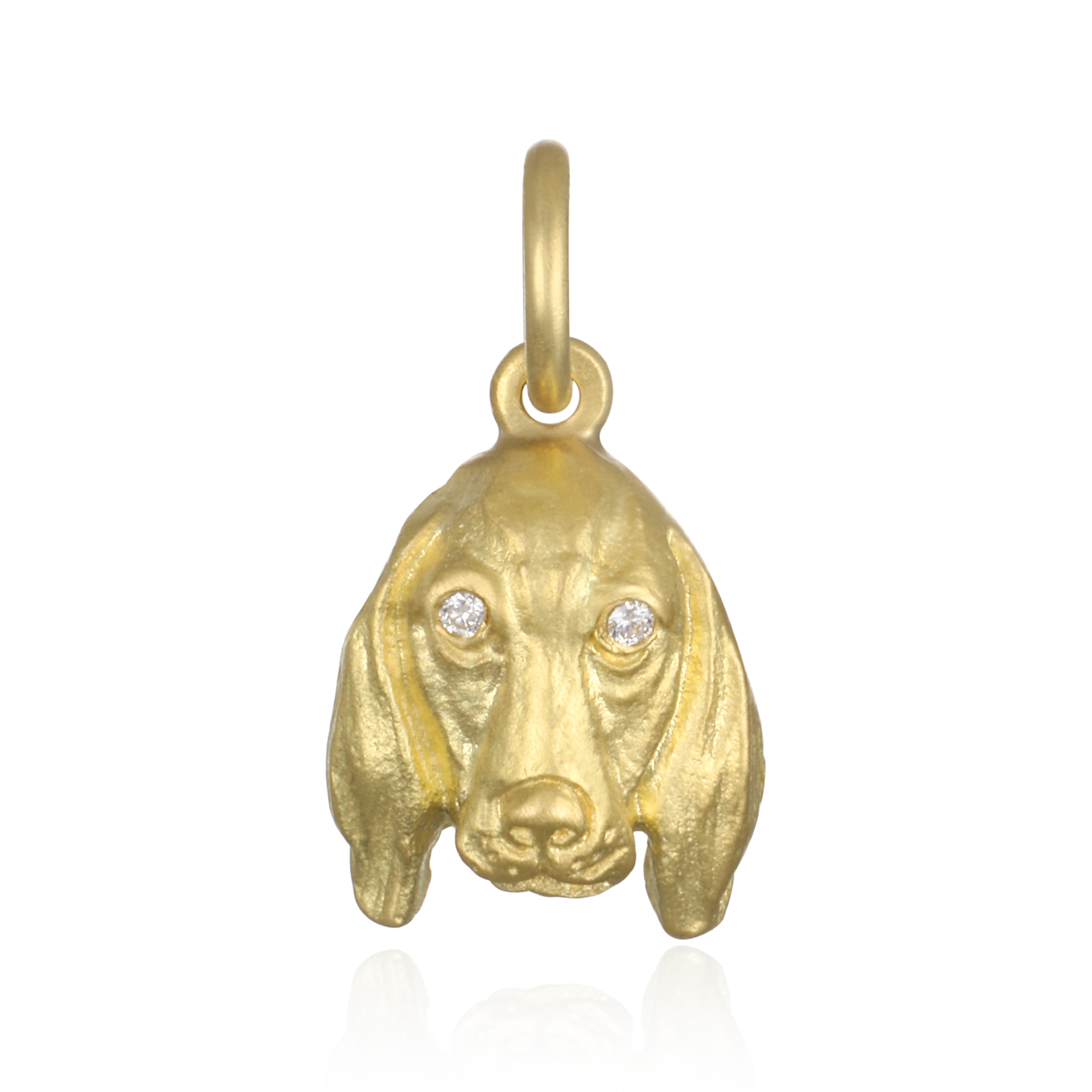 HOUND DOG ペンダント 18 Karat Gold Diamond Hound Charm – Faye Kim Designs