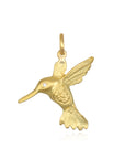 18 Karat Gold Hummingbird Charm