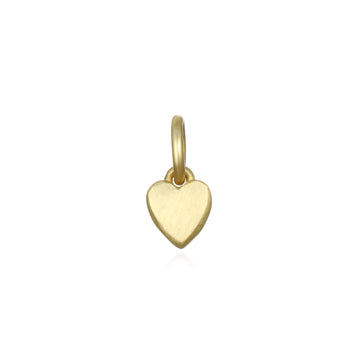 18 Karat Gold Mini Heart Charm