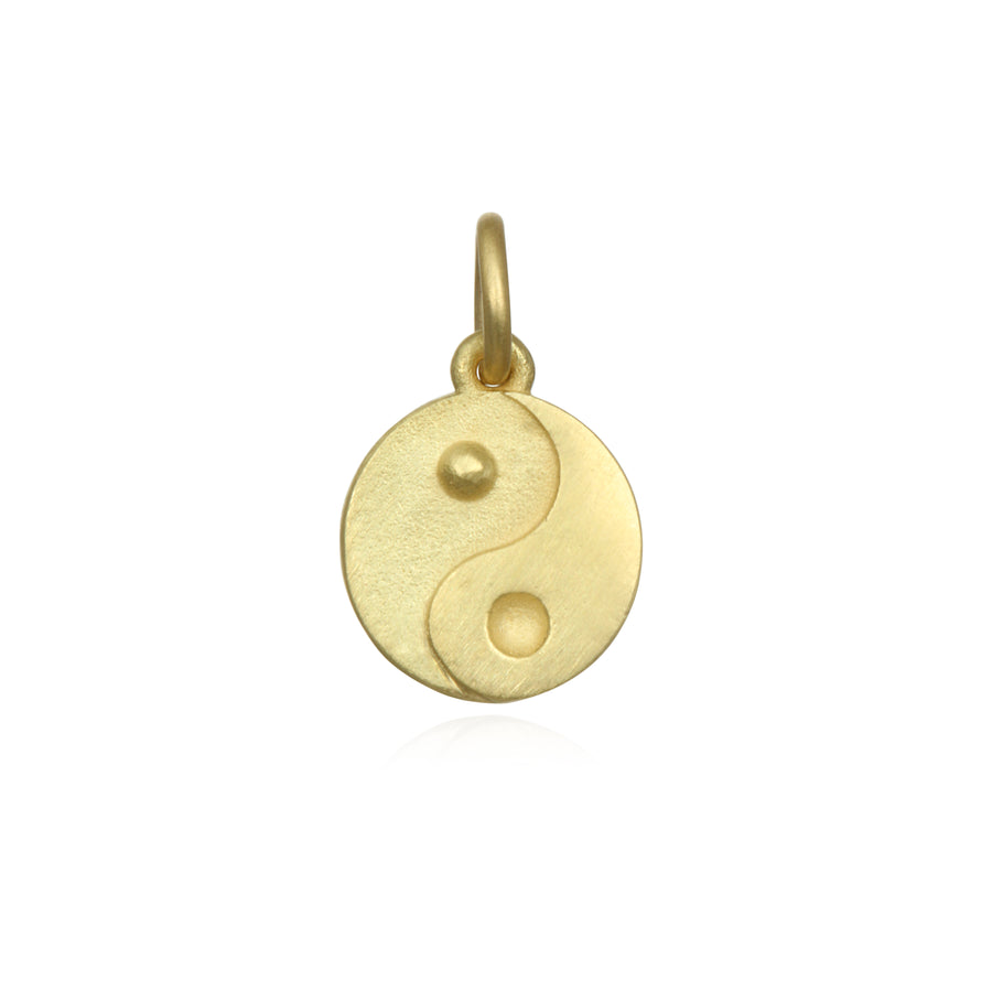 18 Karat Gold Yin and Yang Charm