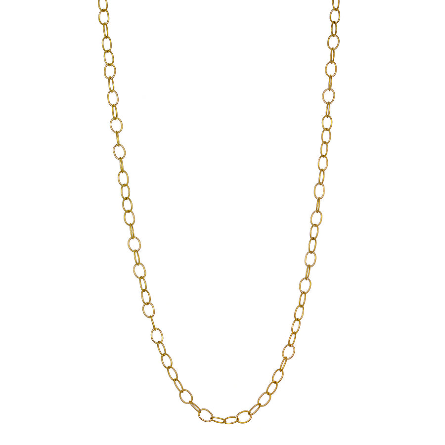18 Karat Gold Medium Oval Link Chain