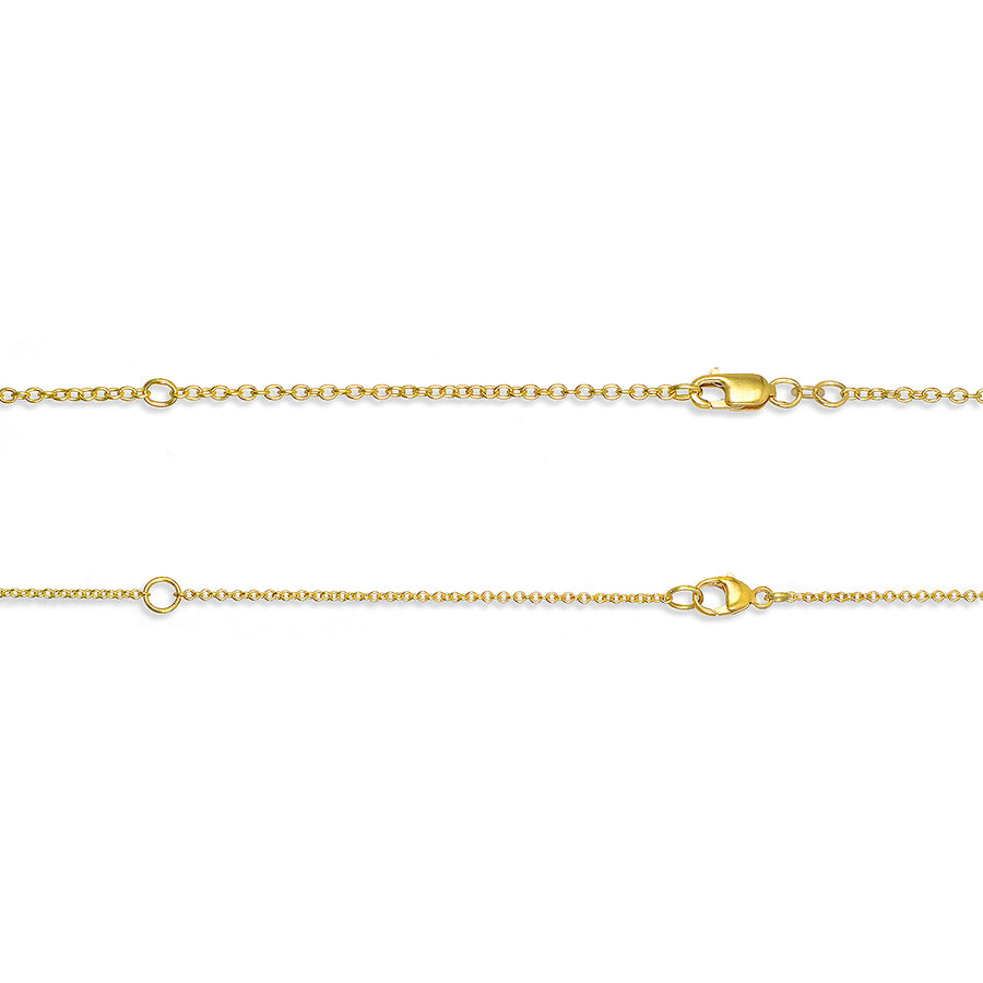 18 Karat Gold Cable Chains