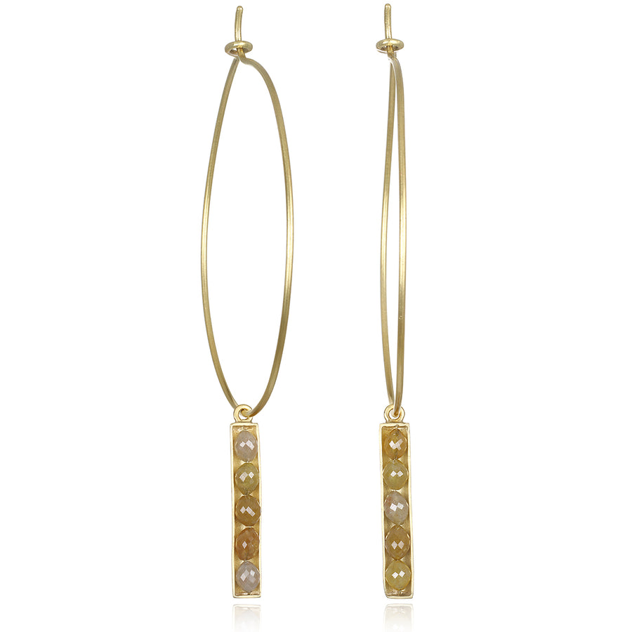 Green Diamond Bar Drops