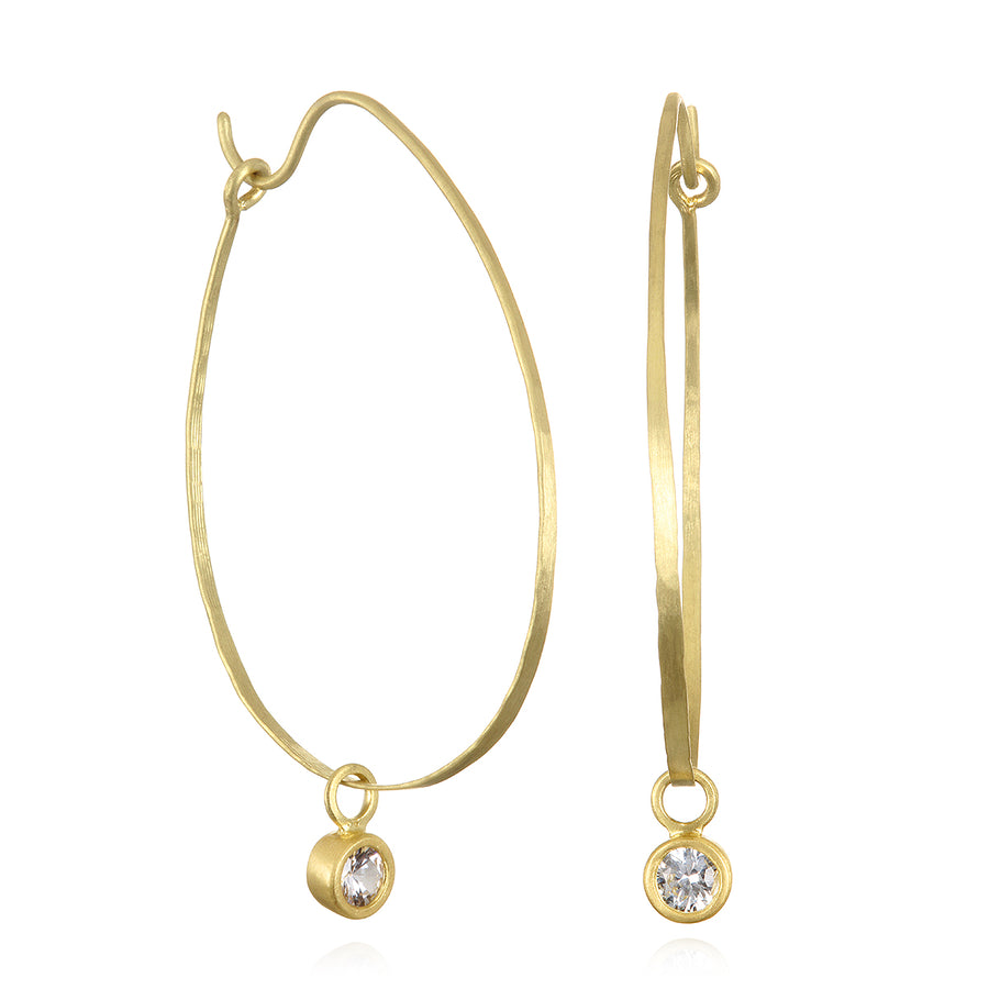 Hammered Wire Earrings
