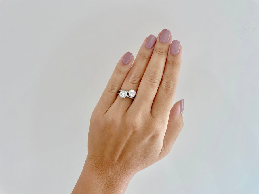 Platinum Round Brilliant Cut Diamond Solitaire Ring