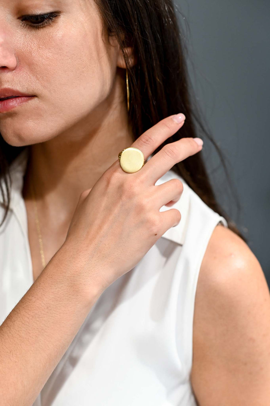 18 Karat Gold Signet Ring