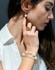 18 Karat Gold Flat Bangles