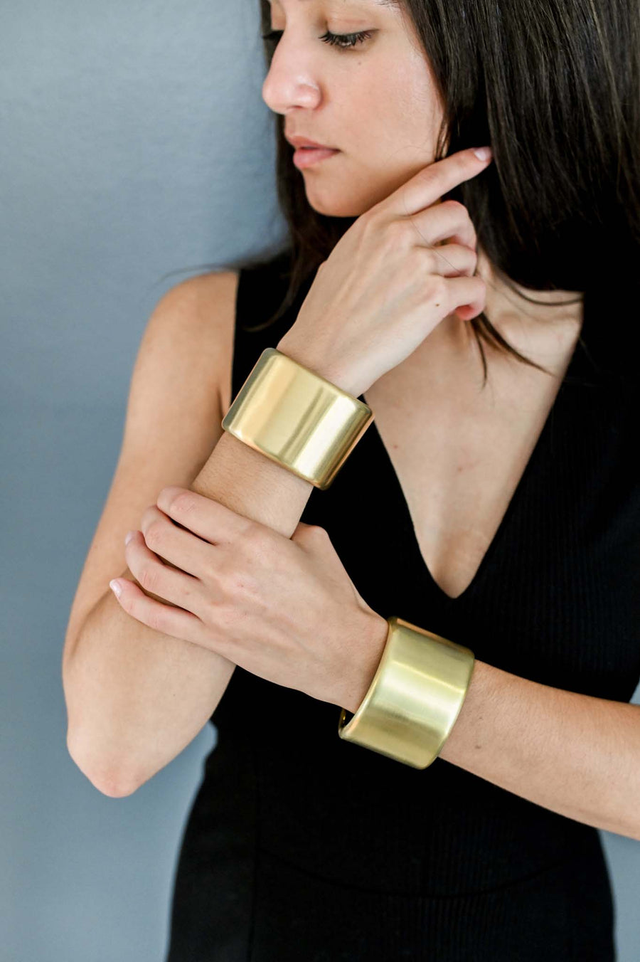 18 Karat Gold Hinged Cuff