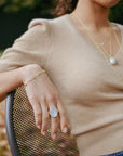 18 Karat Gold Paperclip Chain Bracelet