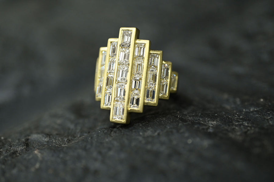 Diamond Shield Ring