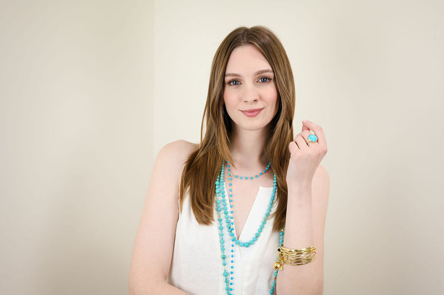 Turquoise Bezel Ring
