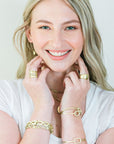 18 Karat Gold Granulation Channel Band