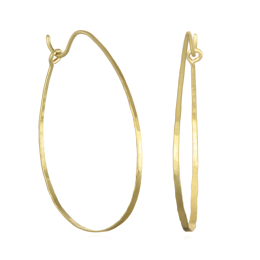 Hammered Wire Earrings