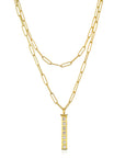18 Karat Gold Handmade Paperclip Chain
