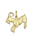 18 Karat Gold Goat Charm
