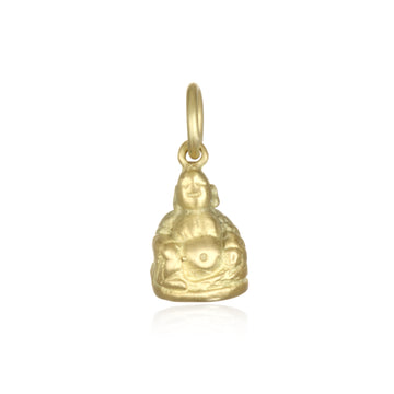 18 Karat Gold Happy Buddha Charm