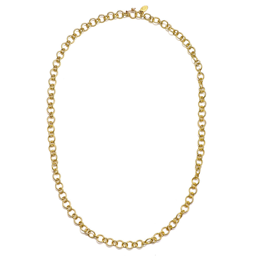18 Karat Gold Rolo Chain