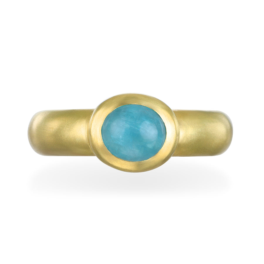 Paraiba Tourmaline Bezel Ring