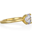 18 Karat Gold 4-Prong Solitaire Mounting - Diamond sold separately