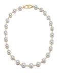 18 Karat Gold Hand-Wrapped Freshwater Pearl Necklace