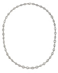 Platinum Rose Cut Diamond Necklace